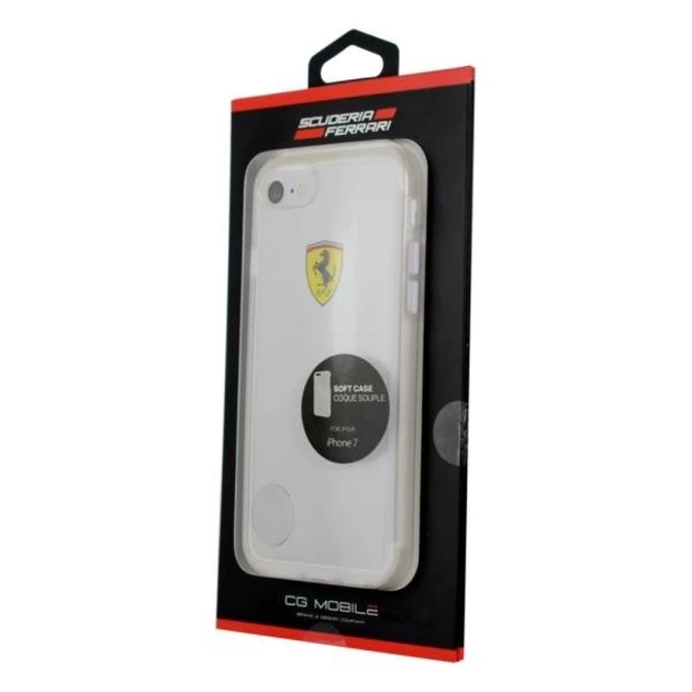 Чохол Ferrari для iPhone 7/8 | SE2020 | SE2022 Hard Case Transparent (FEHCRFP7TR1) - Фото 2 Чохол Ferrari для iPhone 7/8 | SE2020 | SE2022 Hard Case Transparent (FEHCRFP7TR1) - зображення 2
