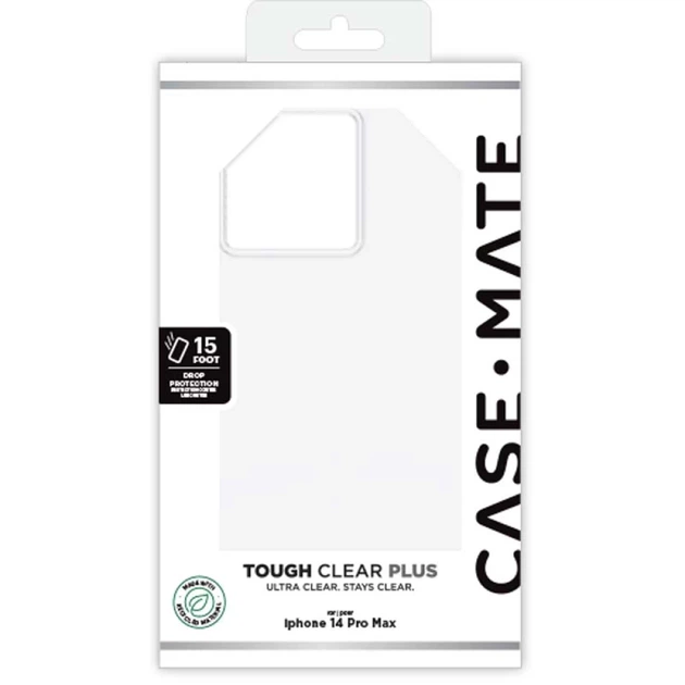 Чехол Case-Mate Tough Clear для iPhone 14 Pro Max Clear (CM049304) - Фото 5 Чехол Case-Mate Tough Clear для iPhone 14 Pro Max Clear (CM049304) - изображение 5