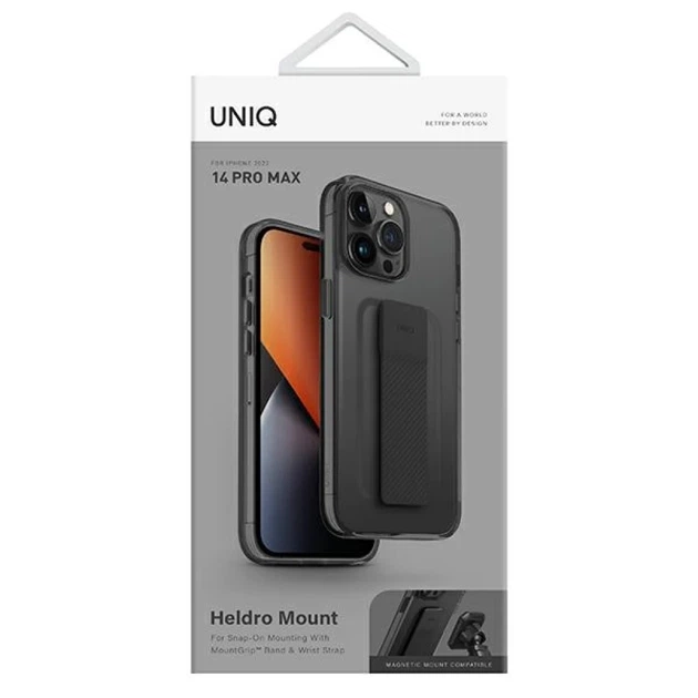Чохол Uniq Heldro Mount для iPhone 14 Pro Max Vapour Smoke (UNIQ-IP6.7PM(2022)-HELMSMK) - зображення 10
