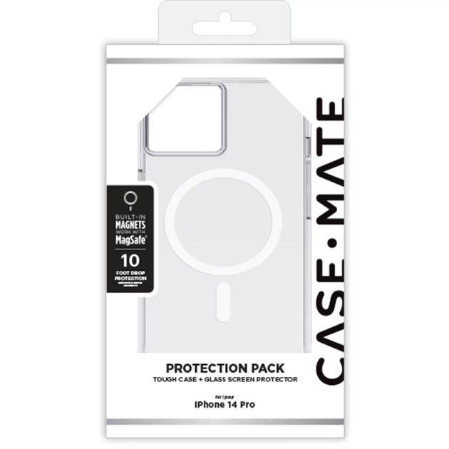 Чехол Case-Mate Tough Clear для iPhone 14 Pro Clear with MagSafe (CM049400) - Фото 5 Чехол Case-Mate Tough Clear для iPhone 14 Pro Clear with MagSafe (CM049400) - изображение 5