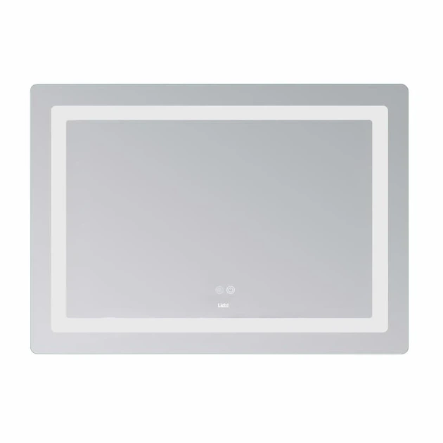 Зеркало настенное прямоугольное Lidz Kubis (KU2) 1200х800 мм с LED, антизапотеванием и сенсором (LDKUB120080049007) - изображение 3