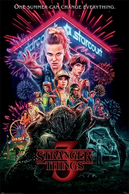 32 декоративных постеров сериала Stranger Things «Очень странные дела» - изображение 6