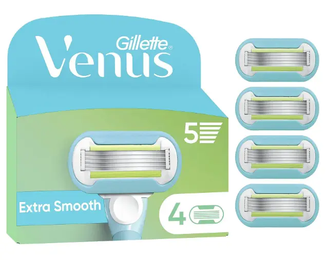 Сменные кассеты для бритья Gillette Venus Extra Smooth 4 шт (8700216495714) - Фото 1 Сменные кассеты для бритья Gillette Venus Extra Smooth 4 шт (8700216495714) - изображение 1