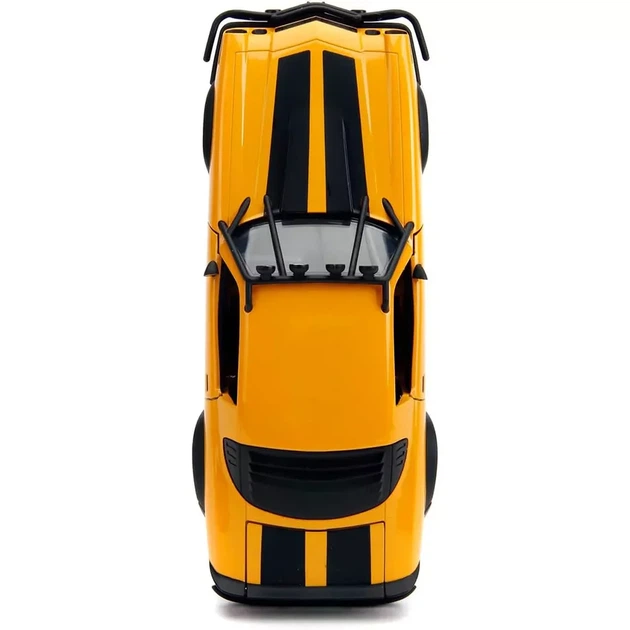 Автомодель Jada Transformers Бамблби Chevy Camaro 1977 года с фигуркой логотипа 1:24 (253115010) - изображение 3