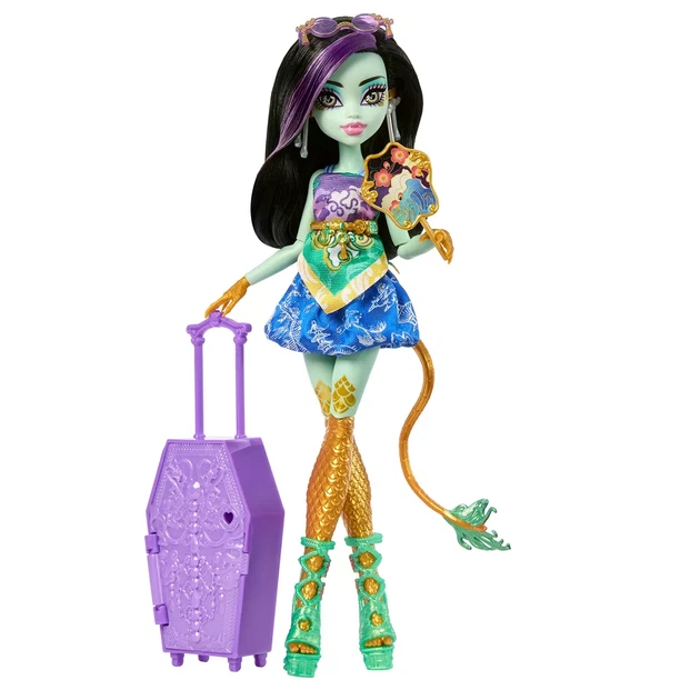 Кукла Monster High Кошмарные каникулы Страхо-секреты Джинифаер (JDR52) - Фото 3 Кукла Monster High Кошмарные каникулы Страхо-секреты Джинифаер (JDR52) - изображение 3
