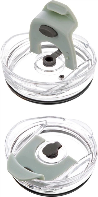 Термокружка Orion з ручкою сталева Салатова 1.2 л (8592381223519) - зображення 3