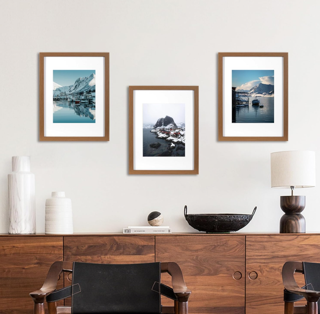Фоторамки KAIWIN коричневые 30x40 см + 21x30 см (A4), комплект 3 шт из паспарта, акриловое стекло для фото, постеров и пазлов - Фото 7 Фоторамки KAIWIN коричневые 30x40 см + 21x30 см (A4), комплект 3 шт из паспарта, акриловое стекло для фото, постеров и пазлов - изображение 7
