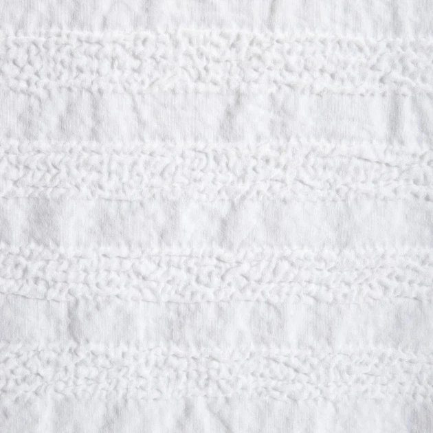 Komplet pościeli Homla Reya Poszewka na kołdrę 220 x 200 cm + 2 poszewki na poduszki 50 x 60 cm z mikrofibry z dekoracyjną teksturą biały (5906496767418) - obraz 6