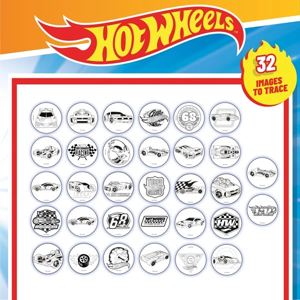Projektor do rysowania Lisciani Hot Wheels (8008324114061) - obraz 2