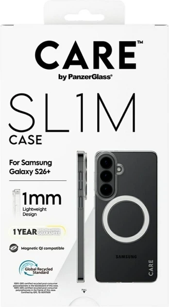 Etui CARE by PanzerGlass SL1M do Samsung Galaxy S26+ Transparent (CR25459) - obraz 5