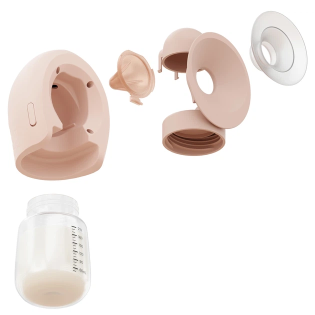 Лактатор Momini SippyPump чотирифазний електричний односторонній рожевий (5906601060656) - зображення 5