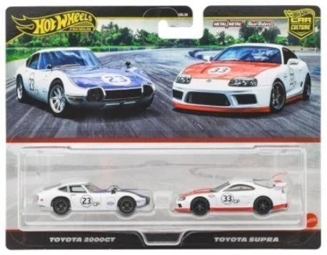 Набір із 2 машинок Mattel Hot Wheels Car Culture Toyota Supra та Toyota 2000GT (194735262564) - Фото 1 Набір із 2 машинок Mattel Hot Wheels Car Culture Toyota Supra та Toyota 2000GT (194735262564) - зображення 1