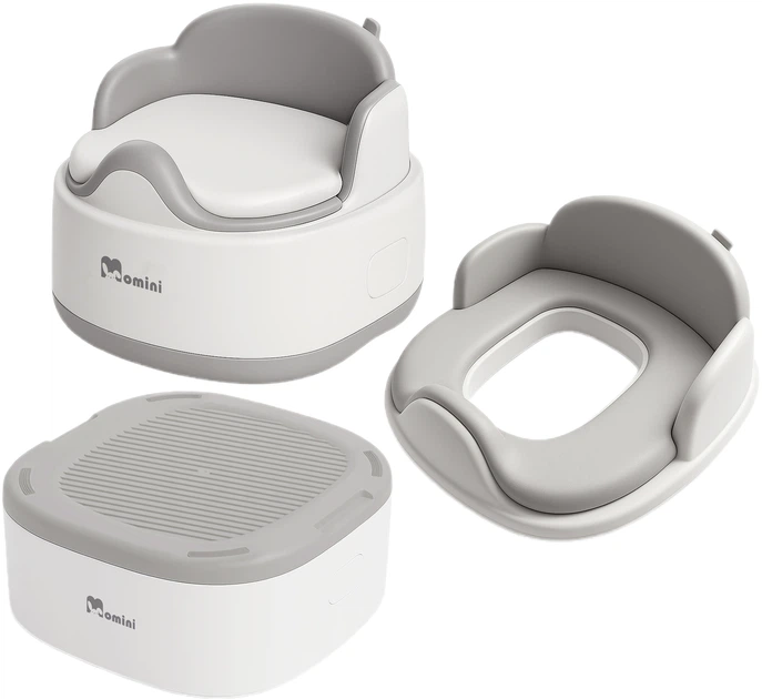 Дитячий горщик Momini Softi 3 в 1 сірий (5906601060588) - зображення 2