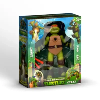Ігровий набір TMNT «Черепашки-ніндзя» з проектором Мікеланджело 15 см (0810-B-3) - зображення 3