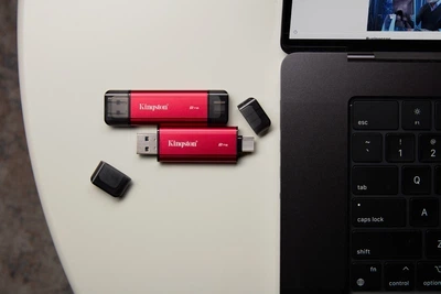 Внешний SSD Kingston Dual USB-A/USB-C 2TB USB 3.2 Gen 2 до 1050MB/s Red/Black (SPSD/2TB) - изображение 10