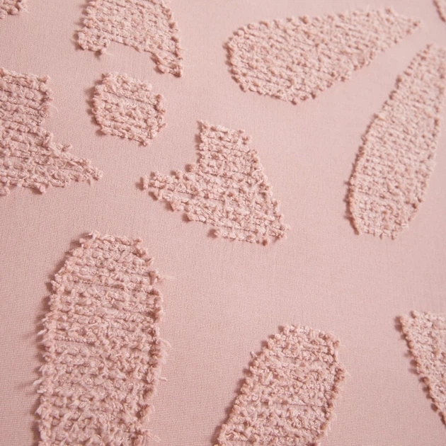 Komplet pościeli Homla Silva Poszewka na pościel 160 x 200 cm + 2 poszewki na poduszki 70x80 cm z mikrofibry z przeszyciami w kwiatki różowa (5906496767845) - obraz 5