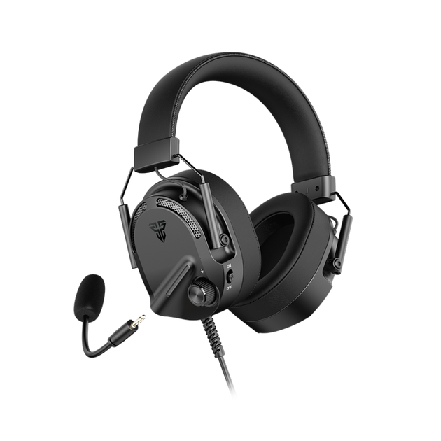 Игровые проводные наушники Fantech MH91 Alto переходником AUX (female) – 2 x AUX (male, IN/OUT),разъем TRRS 3.5mm Черный - изображение 5