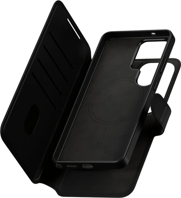 Etui z klapką CARE by PanzerGlass Tango 2w1 Wallet do Samsung Galaxy S26 Ultra Black (CR39425) - obraz 3