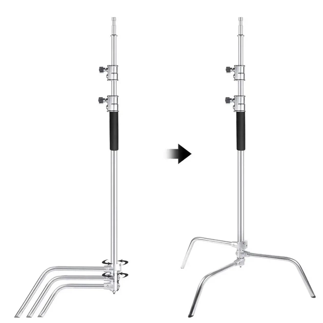 Професійна C-Stand стійка журавель Profi-Light 330 см (до 12 кг) - Фото 4 Професійна C-Stand стійка журавель Profi-Light 330 см (до 12 кг) - зображення 4