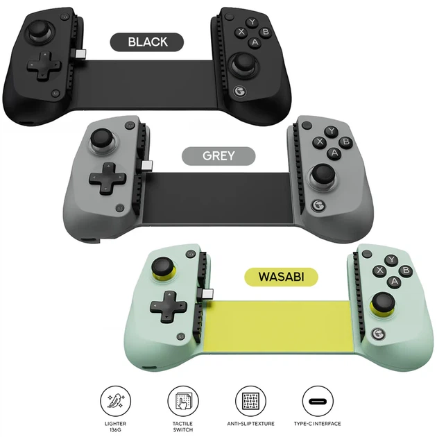 Мобильный геймпад GameSir X5 Lite (Hall Effect стики, Turbo, 135 г, сквенная зарядка, совместимость iOS/Android) - изображение 5