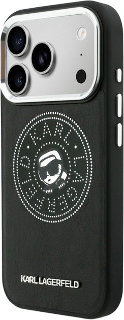 Etui Karl Lagerfeld Point & Karl Sketch MagSafe do Apple iPhone 17 Pro Black (3666339604455) - obraz 2