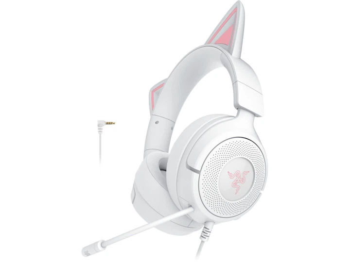 Навушники з мікрофоном Razer Kraken Kitty V3 X White (RZ04-05350300-R3M1) - Фото 6 Навушники з мікрофоном Razer Kraken Kitty V3 X White (RZ04-05350300-R3M1) - изображение 6