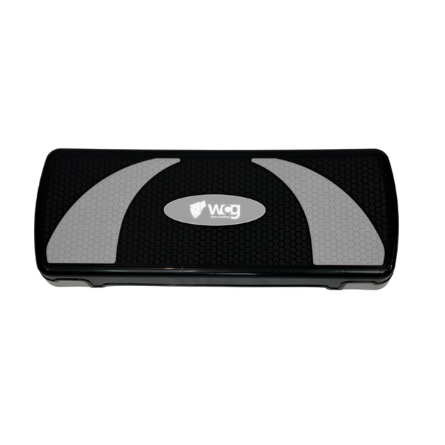 Степ-платформа 3-ступенева 80х30,5х20 см WCG EasyStep Сірий крок 5 см для фітнесу, аеробіки, йоги та пілатесу до 250 кг - зображення 6