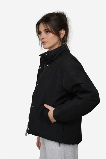 Куртка женская XXL цвет черный YUKI ЦБ-00290261 - Фото 2 Куртка женская XXL цвет черный YUKI ЦБ-00290261 - изображение 2
