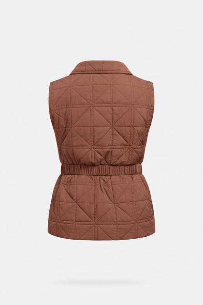 Жилет утеплённый женский XL цвет коричневый YUKI ЦБ-00290255 - изображение 9