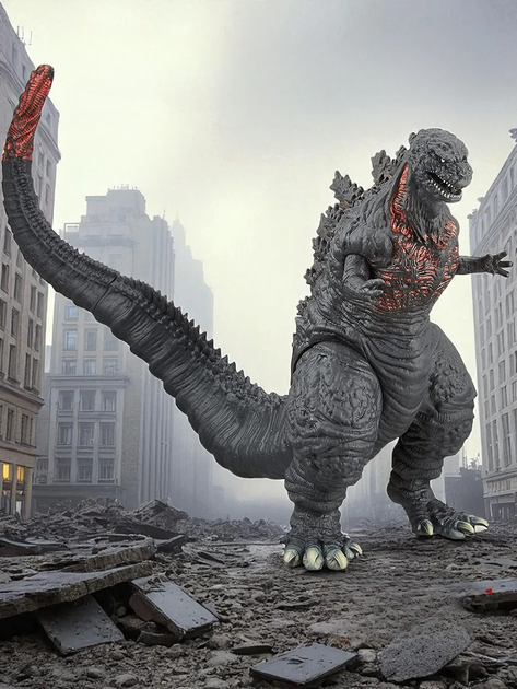 Фигурка Годзилла Godzilla Годзилла Shin Шин игровая фигурка Godzilla toys 18см - изображение 2