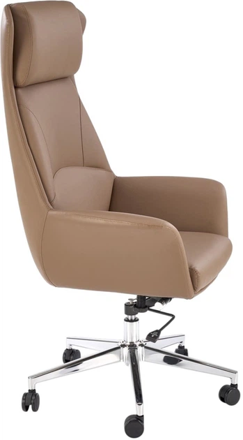 Fotel biurowy Halmar Ederson Cappuccino (5905248131507) - obraz 3