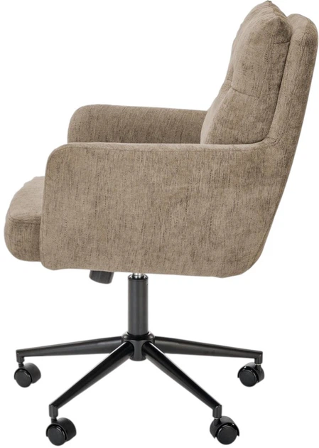 Fotel biurowy Halmar Flores Jasno-Brązowy (5905248115910) - obraz 3