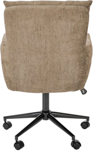 Fotel biurowy Halmar Flores Jasno-Brązowy (5905248115910) - obraz 4