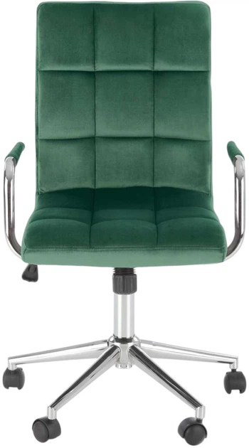 Fotel biurowy Halmar Gonzo 4 Ciemno-Zielony (5905248115989) - obraz 5