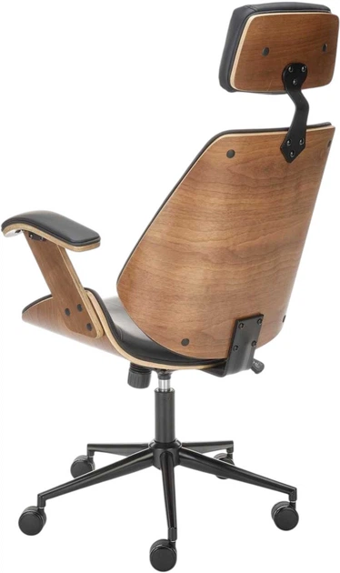 Fotel biurowy Halmar Ignazio Orzechowo-Czarny (5905248116047) - obraz 3