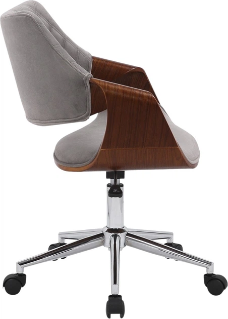 Fotel biurowy Halmar Colt Orzechowo-Popielaty (5905248123540) - obraz 3