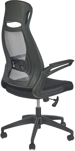 Fotel biurowy Halmar Solaris Czarno-Popielaty (5905248123762) - obraz 2