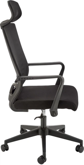 Офісне крісло Halmar Fabio Чорне (5905248125001) - зображення 2