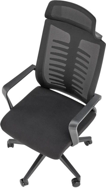 Офісне крісло Halmar Fabio Чорне (5905248125001) - зображення 10