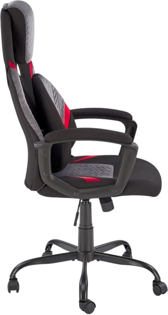 Офісне крісло Halmar Jensen Чорно-сіре (5905248131545) - зображення 4