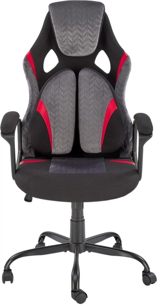 Офісне крісло Halmar Jensen Чорно-сіре (5905248131545) - зображення 5