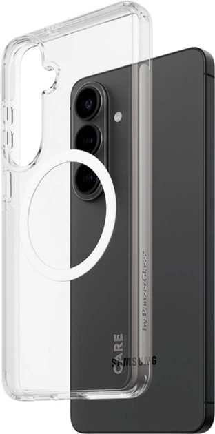 Etui CARE by PanzerGlass Urban Explorer w. White Qi do Samsung Galaxy S26+ Transparent (CR70254) - obraz 3