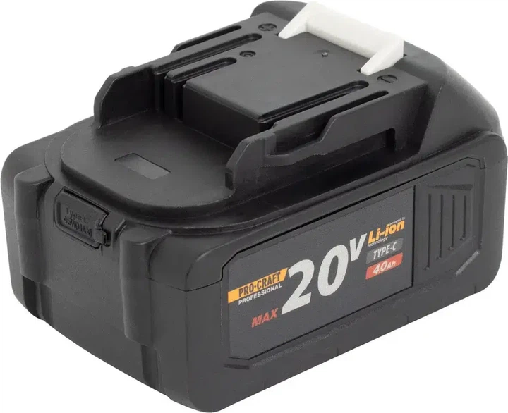 Аккумулятор ProCraft Battery 20/4С 20 В 4 А⋅ч Type-C (030280) - изображение 11