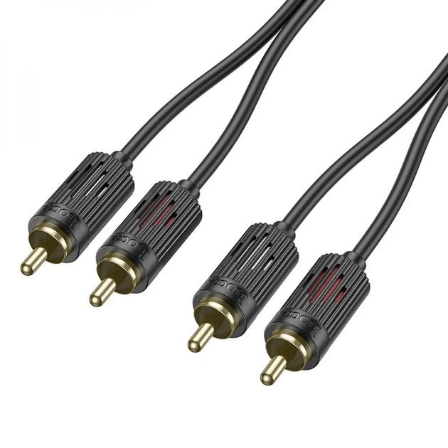 Кабель Hoco UPA29 dual RCA to dual RCA 1.5m - зображення 2