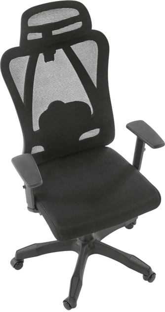 Офісне крісло Halmar Ramos Чорне (5905248131705) - зображення 6