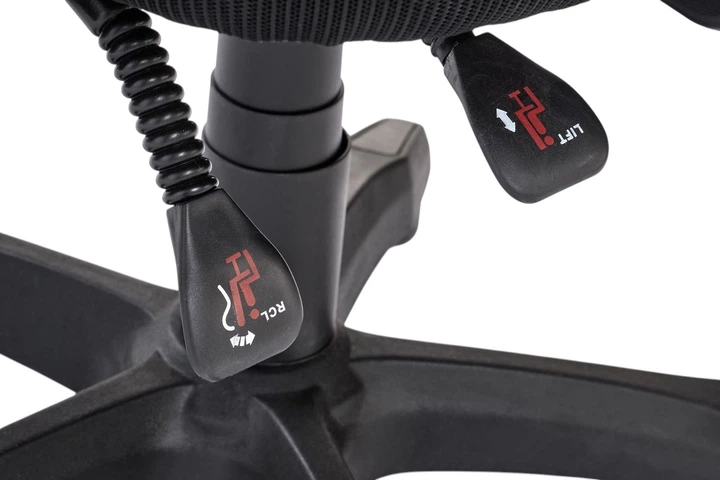 Офісне крісло Halmar Ramos Чорне (5905248131705) - зображення 9