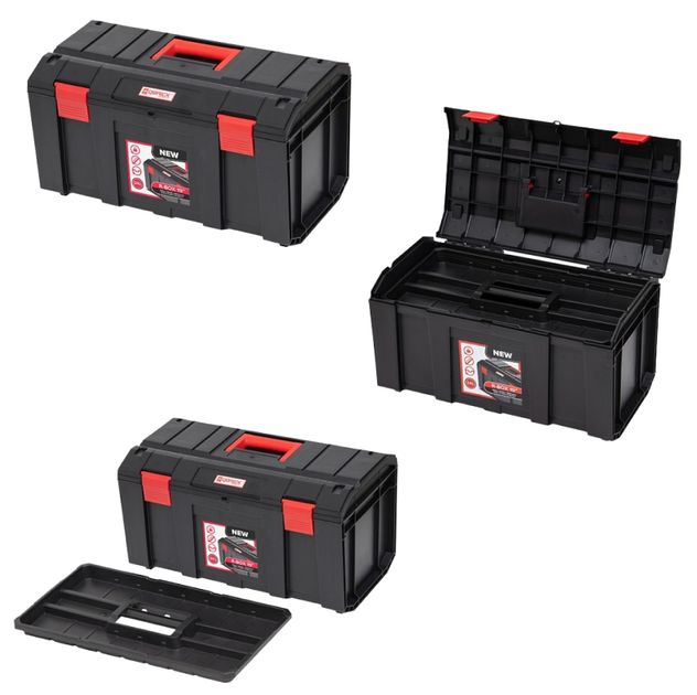 Набір із 3 ящиків для зберігання інструментів QBRICK REGULAR R-BOX SET: 19+16+13, модульні, пластикові - Фото 3 Набір із 3 ящиків для зберігання інструментів QBRICK REGULAR R-BOX SET: 19+16+13, модульні, пластикові - зображення 3