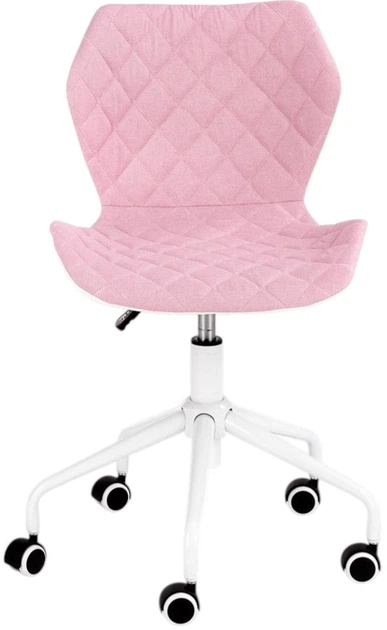Офісне крісло Halmar Matrix 3 Рожево-біле (5905248123236) - зображення 6