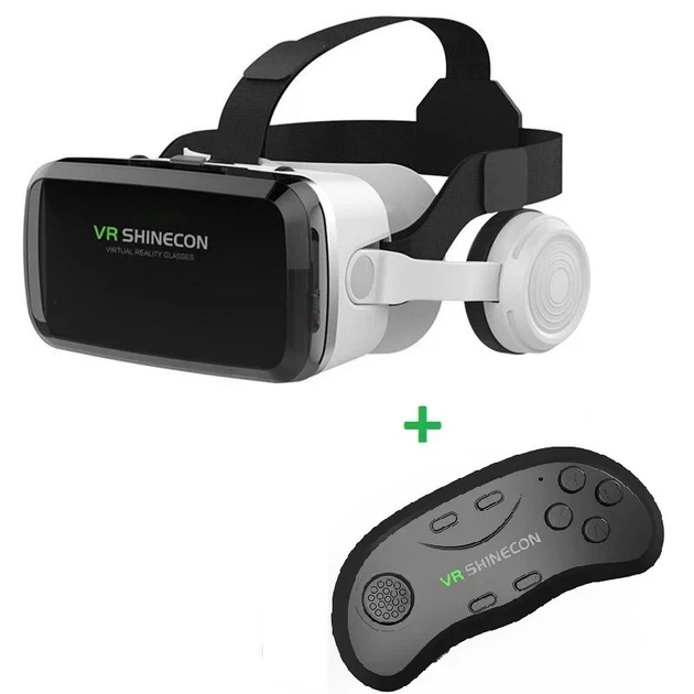 Комплект VR Shinecon G04DBS с геймпадом SH B01 – гарнитура виртуальной реальности со встроенными Bluetooth наушниками - изображение 2