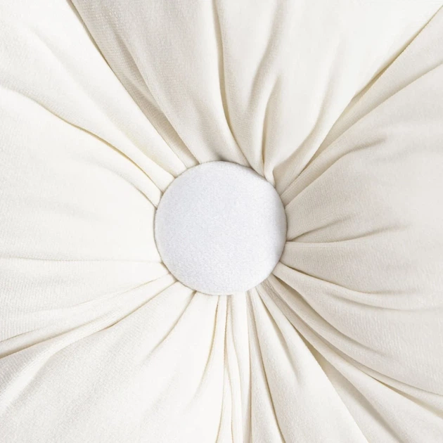 Poduszka Homla Loeri w kształcie kwiatka ecru 40 cm (5906496739774) - obraz 2